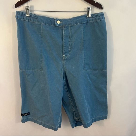 Polo Jeans Co Ralph Lauren Shorts Mens L Large Blue #67 Canvas Varsity  VTG 90s - Picture 5 of 7
